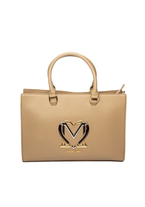 beige shopping bag LOVE MOSCHINO | JC4329PP0LKN0-106